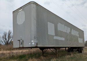 Van storage trailer